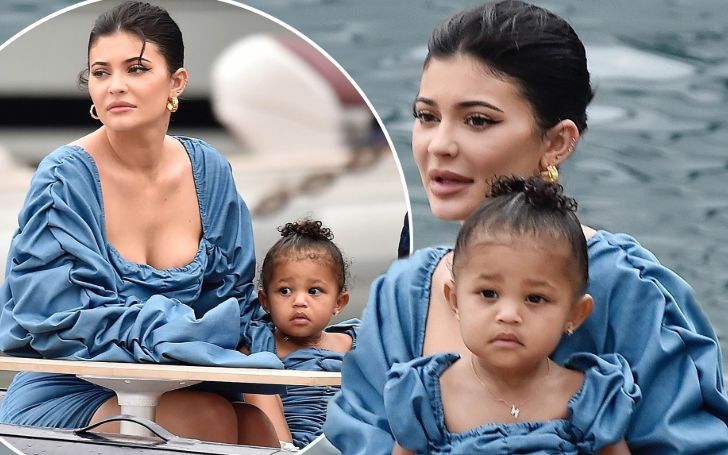  Kylie Jenner Ensured All Eyes Were On Her As She Dressed Herself And Daughter Stormi In Matching Outfits For A Day Out In Portofino